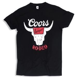Coors banquet rodeo graphic tee